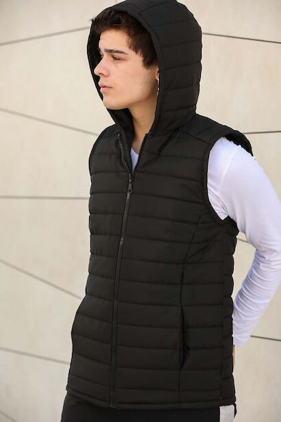 Benito Erkek Şişme Yelek  Siyah 6