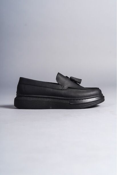 Slw-154 Kömür Cilt Erkek Spor Günlük Ayakkabı 