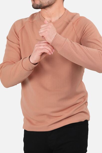 Erkek Bisiklet Yaka Sweat 