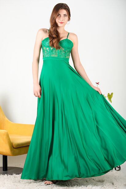 Kadın Transparan Abiye 