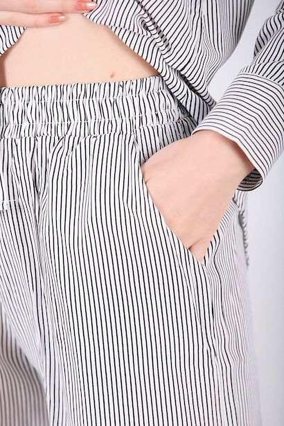 Kadın Uzun Kollu Şortlu Takım  Siyah 9