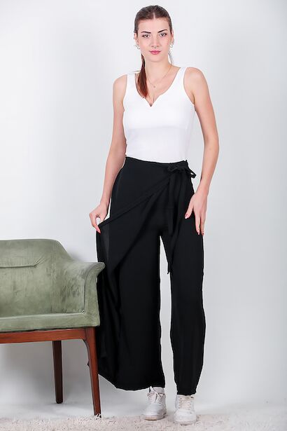 Kadın Bol Paça Pantolon 