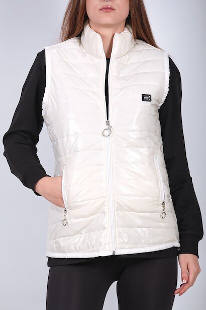 Kadın Yelek  Krem 6