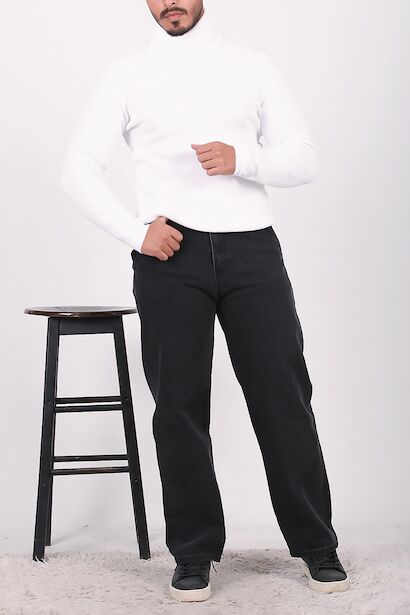 Erkek Boru Paça Kot Pantolon 