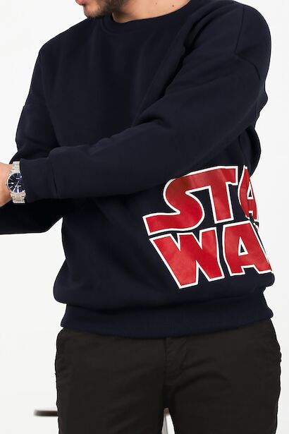 Unısex Bisiklet Yaka Sweat  Lacivert 6