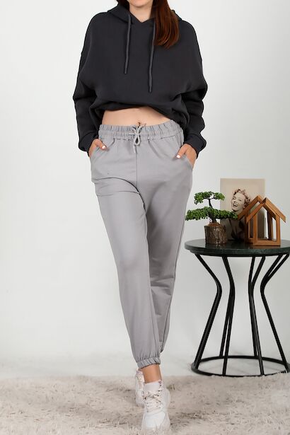 Kadın Futter Paça Laastikli Eşofman 