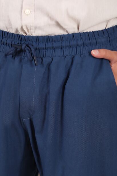 Erkek Bel Lastikli Pantolon  Lacivert 9