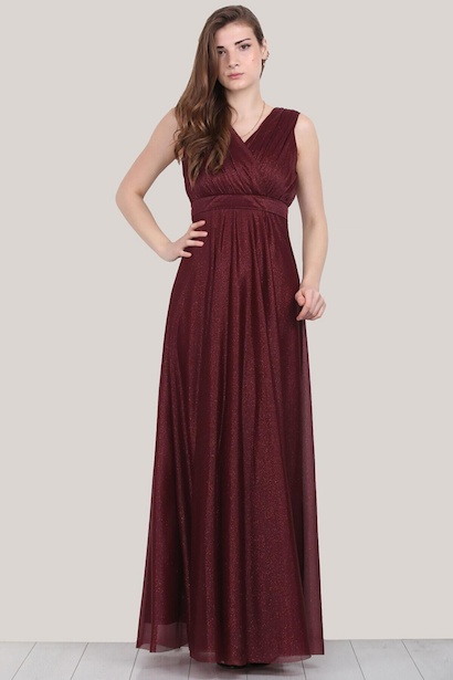 Kadın Uzun Simli Abiye