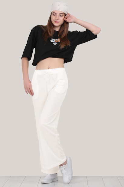 Kadın Bol Paça Eşofman Alt