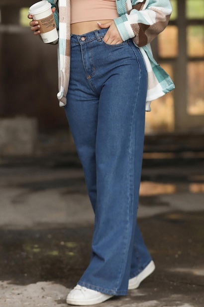 Kadın Bol Paça Pantolon