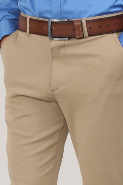 Erkek Kumaş Pantolon Bej 4