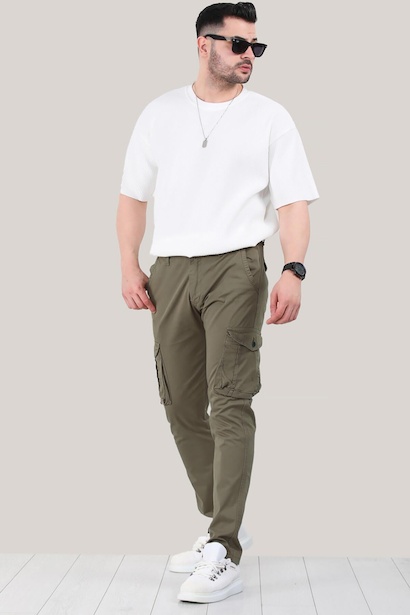 Erkek Kargo Pantolon Yeşil