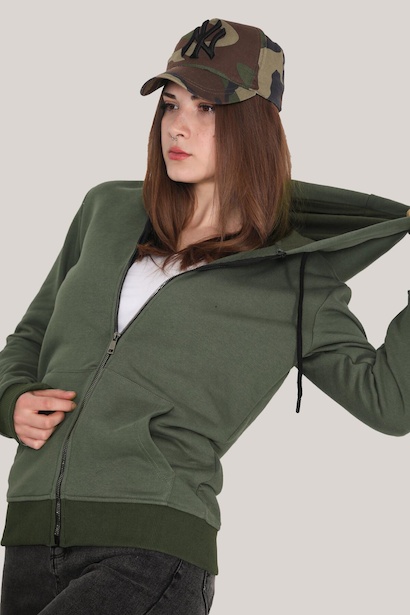 Kadın Fermuarlı Sweat