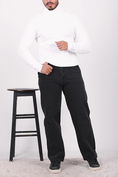 Erkek Boru Paça Kot Pantolon