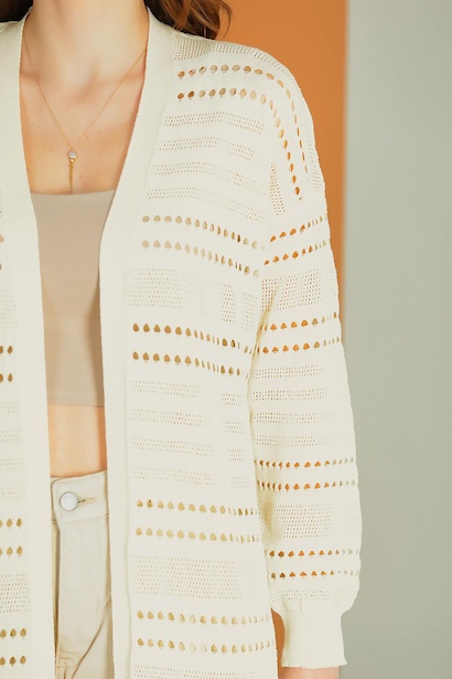 Kadın Uzun Hırka Taş 9