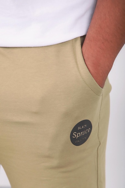 Erkek Paça Lastikli Eşofman Altı Haki 6