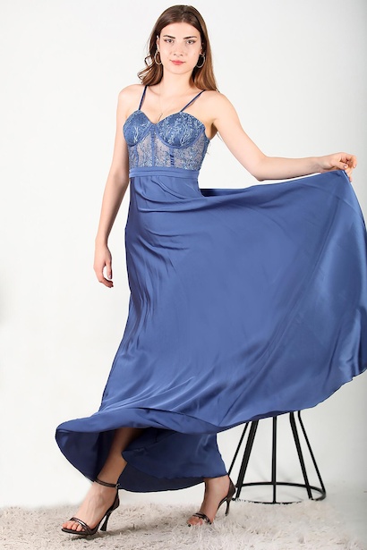 Kadın Transparan Abiye