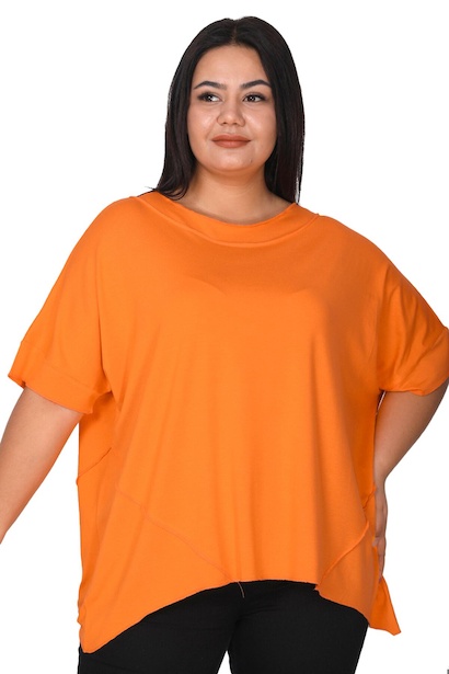 Büyük Beden Salaş T-shırt