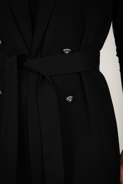 Kadın Blazer Yelek Siyah 9