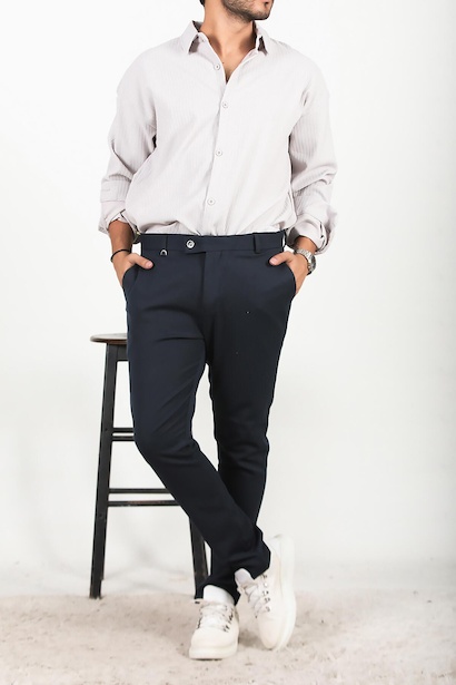 Erkek Kumaş Pantolon Lacivert