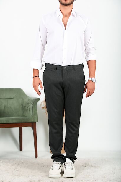Erkek Kumaş Pantolon  Antrasit 6