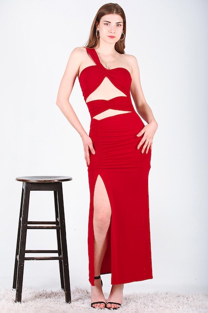 Kadın Tek Omuz Elbise