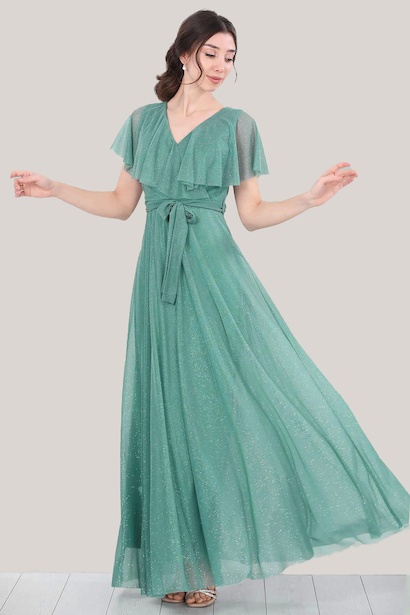 Kadın Simli Uzun Abiye