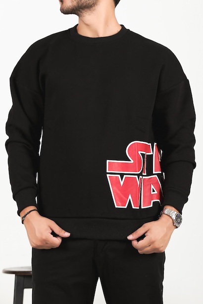 Erkek Bisiklet Yaka Sweat