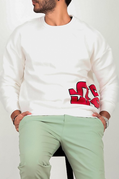 Erkek Bisiklet Yaka Sweat