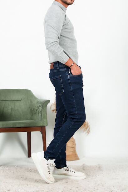 Erkek Kot Pantolon  Lacivert 6