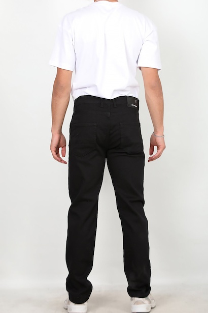 Büyük Beden Erkek Pantolon Siyah Siyah 6