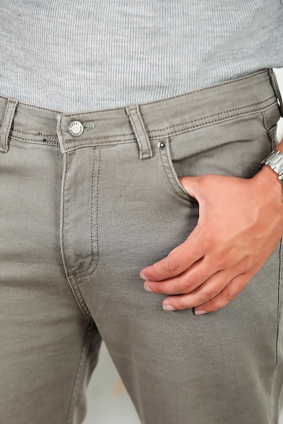 Büyük Beden Erkek Pantolon Vizon Vizon 6