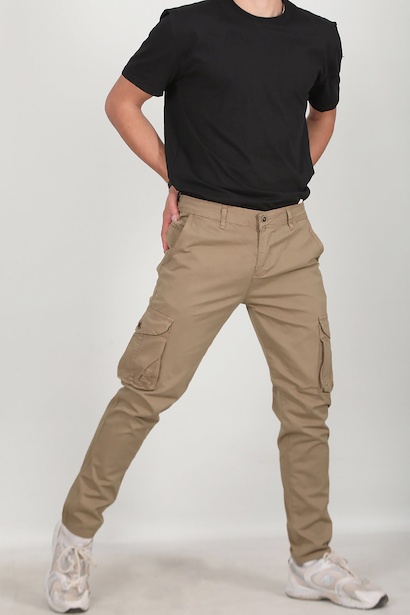 Erkek Kargo Pantolon Camel
