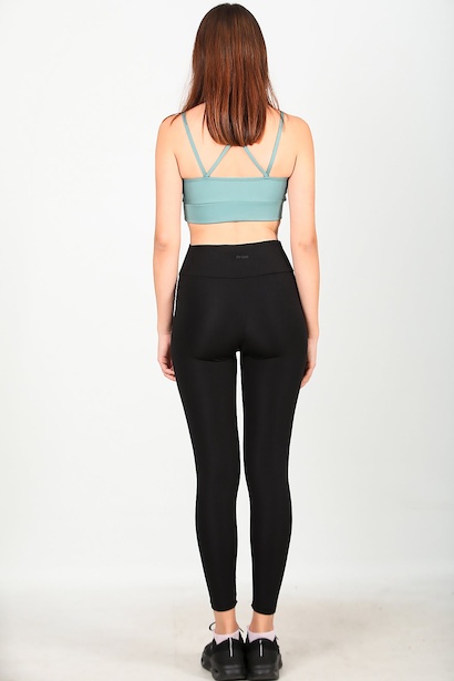 Kadın İçi Polarlı Yüksek Bel Tayt Siyah Siyah 6