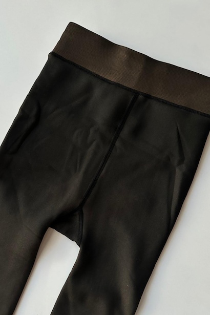 Kadın İçi Polarlı Termal Tayt Kahverengi Kahverengi 6