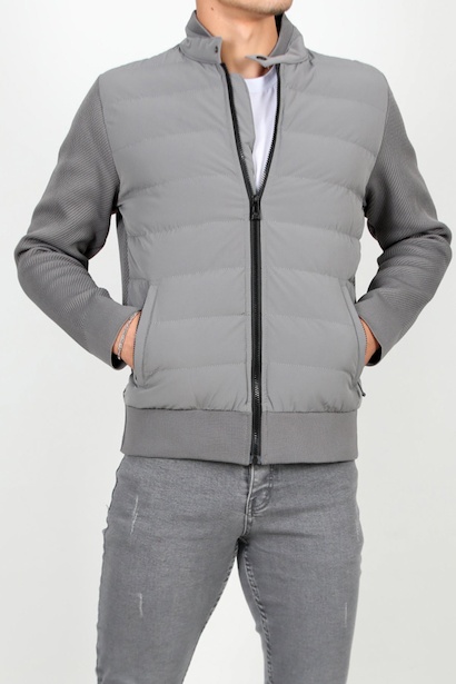 Erkek Hakim Yaka Mont Füme