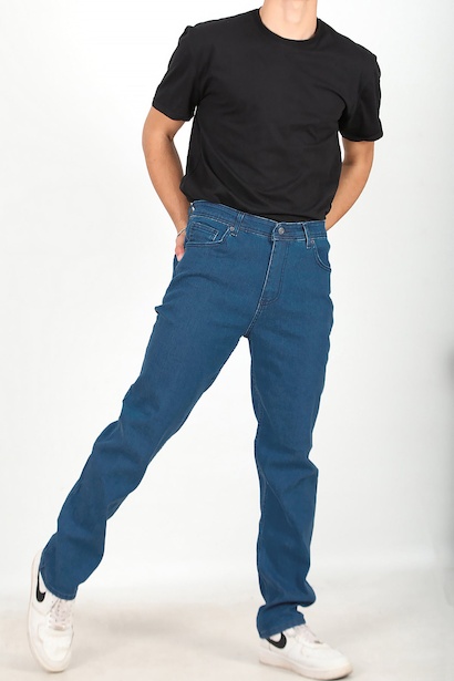 Erkek Boru Paça Kot Pantolon Kot 