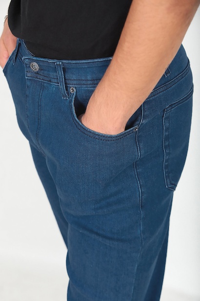 Erkek Boru Paça Kot Pantolon Kot  Kot 6