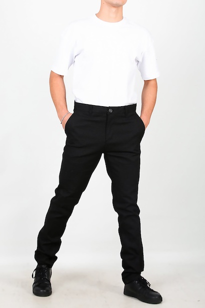 Erkek Klasik Kumaş Pantolon Siyah