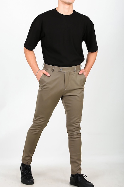 Erkek Kumaş Pantolon Vizon Vizon