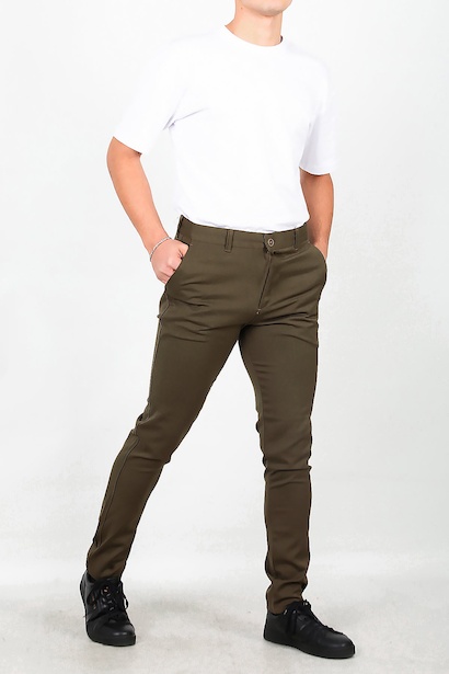 Erkek Kumaş Pantolon Kahverengi