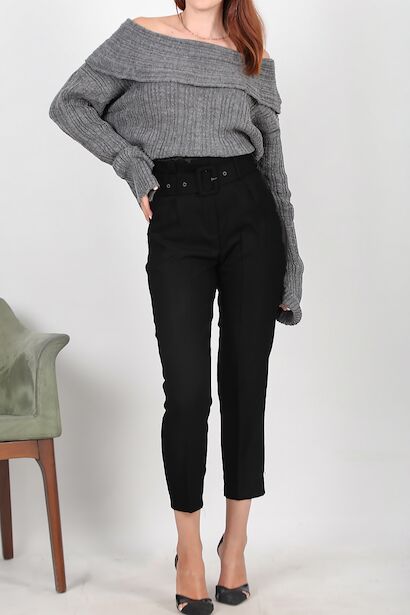 Kadın Kemerli Pantolon 