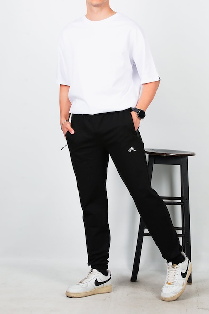 Erkek Paçası Lastikli Eşofman Alt 