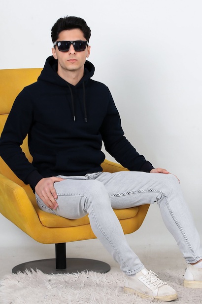 Erkek Sliim Fit Dar Paça Kot Pantolon 