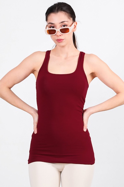 Kadın Sporcu Atlet  Bordo 6