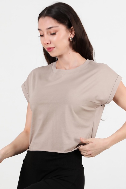 Kadın Duble Kol Tişört 