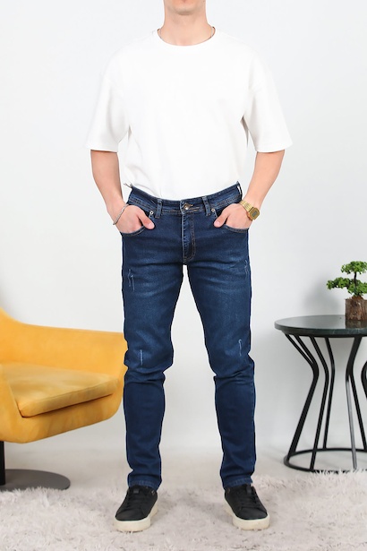 Erkek Likralı Tırnaklı Pantolon 