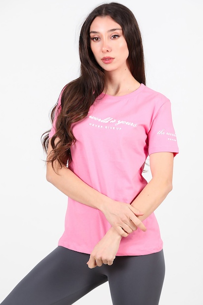 Kadın Bisiklet Yaka Tshırt 