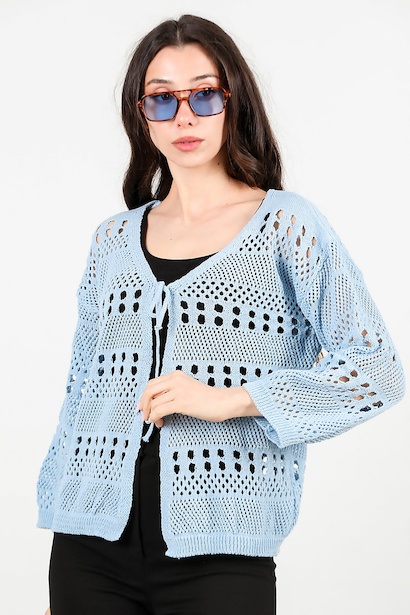 Kadın Önü Bağlamalı Hırka 