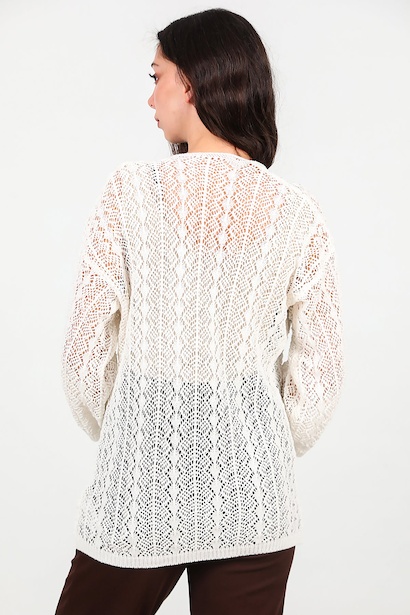 Kadın Hırka  Beyaz 6